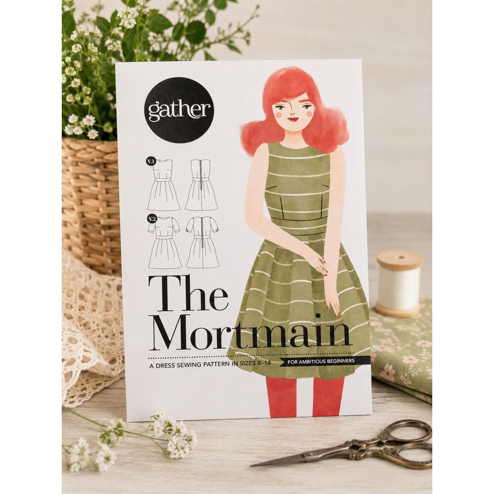 Gather Mortmain Dress Sewing Pattern Sizes 8-18 Indie Cottagecore Style